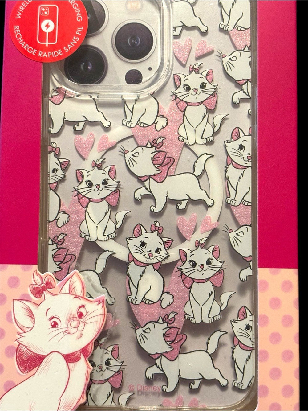 NWT•Disney Aristocats Marie iPhone 16 Pro Max Case - Picture 2 of 4